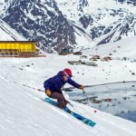 Portillo Ski Resort on the slopes of chile