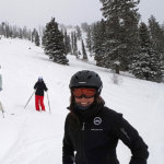 powder mountain skier