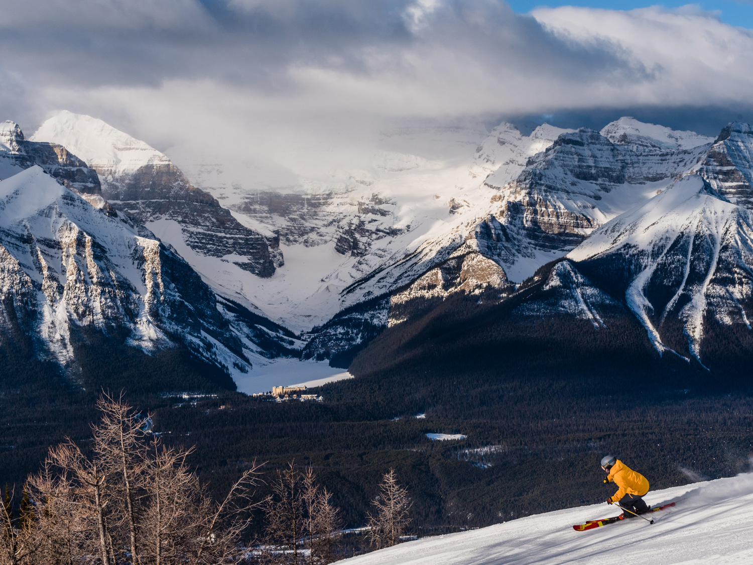 Канада Lake Louise зимой