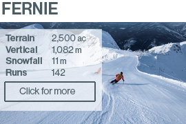 Fernie Ski Resort BC Canada
